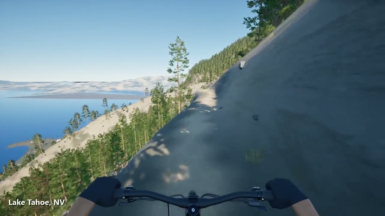 Gameplay: Lake Tahoe, Sedona, Downieville and Moab, in-game
